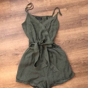 Abercrombie Army Green Romper